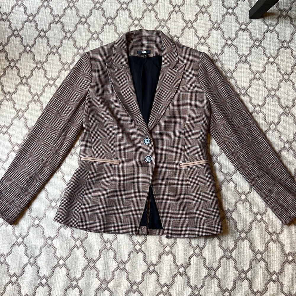 Paige plaid blazer